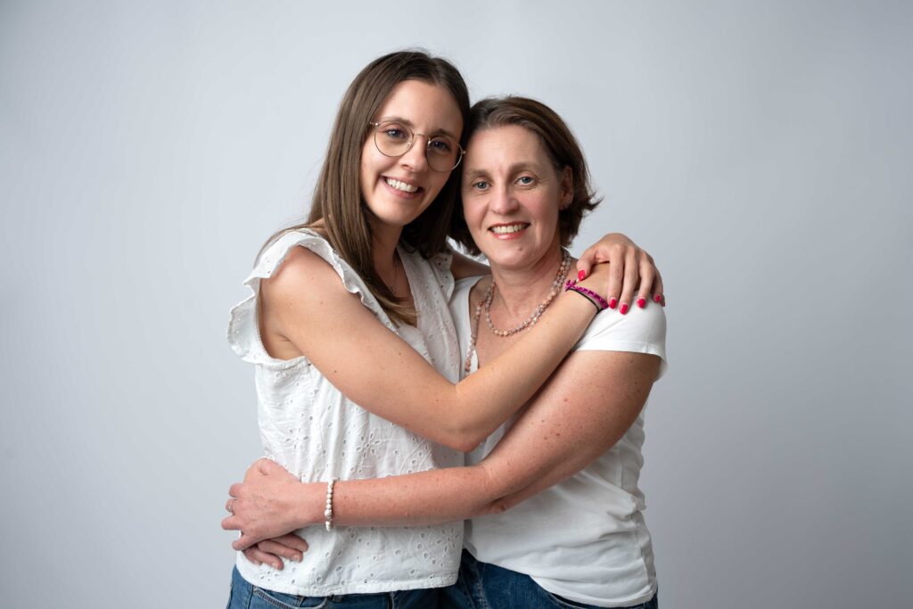 photographie mère et fille au studio